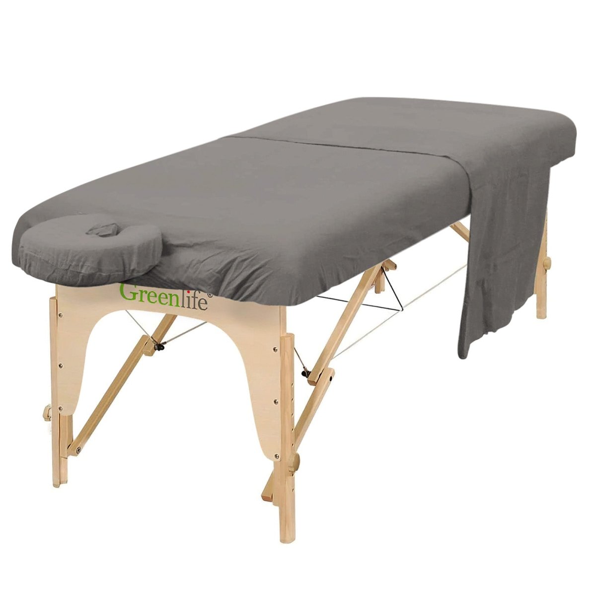 3-Piece Flannel Massage Table Sheet Set - Soft & Durable for Spa, Salon, and Home Massage Therapy Use
