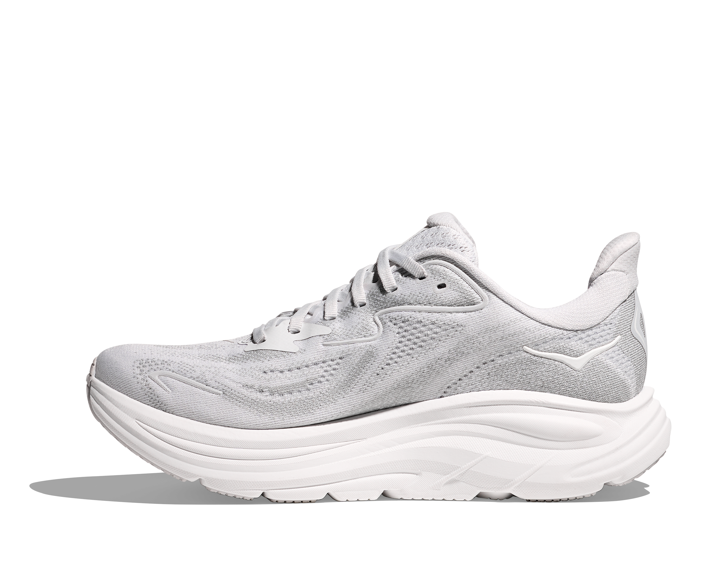 HOKA Women's Clifton 10 Running Shoes - Lightweight & Cushioned for Road Running, Walking & Gym Workouts (Cosmic Grey/Stardust) - Perfect for Marathon Training, Daily Jogging & Fitness Enthusiasts
