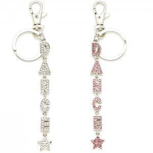 Dasha Dance Word Keychain - Stylish & Unique Key Accessory for Dance Lovers - Perfect for Dance Bags, Gifts & Everyday Use