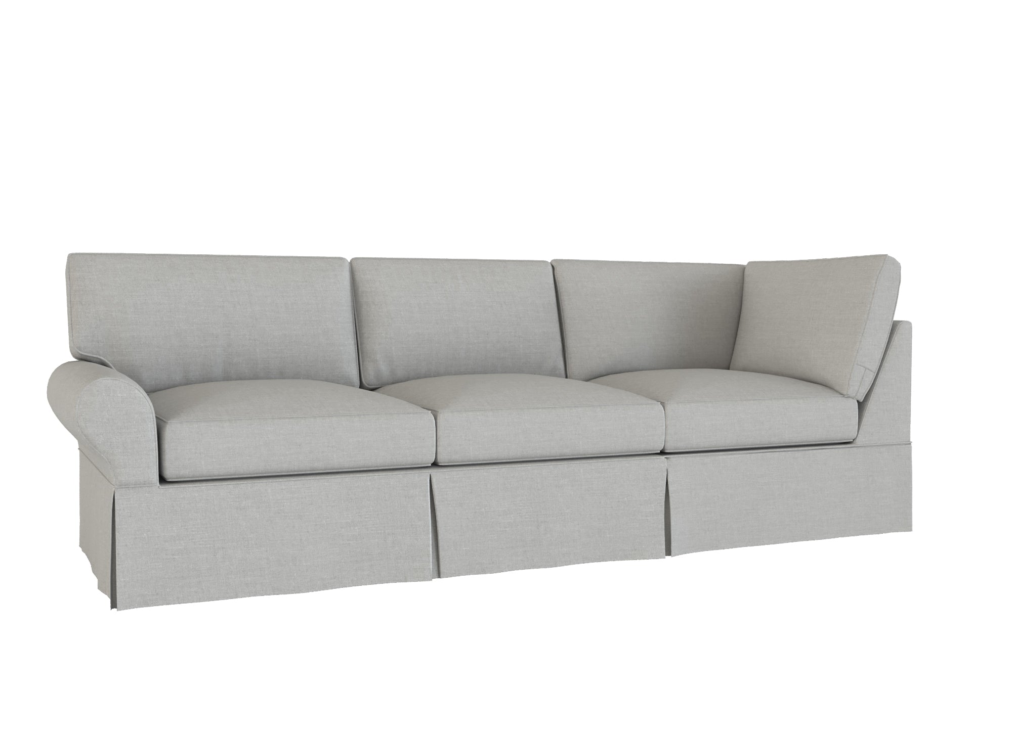PB Basic Left Return Sofa Cover - Stretchable Slipcover for Sectional Sofas | Perfect for Living Room, Home Theater & Family Gatherings