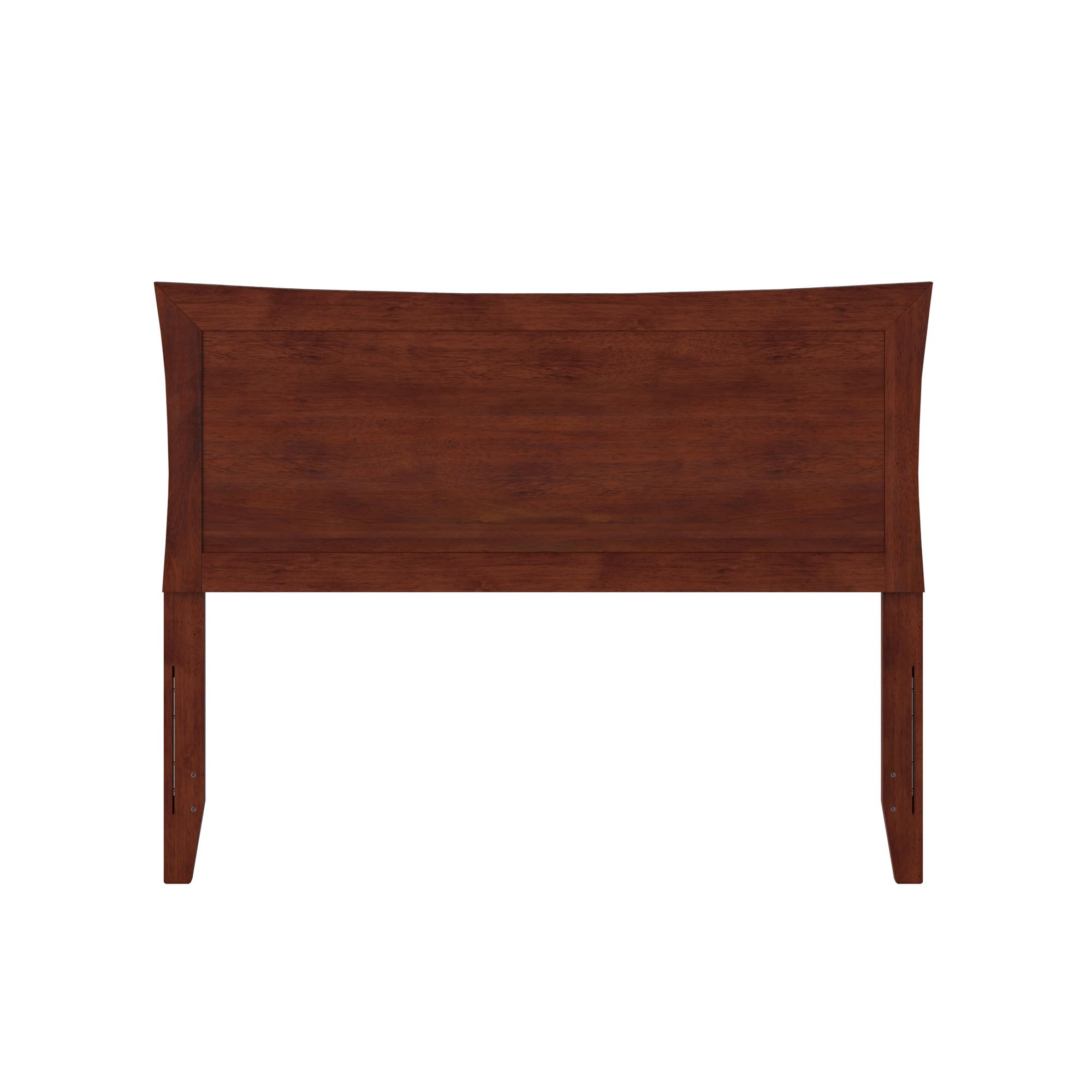 AFI Metro Full Size Headboard with Built-in USB Charger - Walnut Finish for Modern Bedroom Decor | Perfect for Apartment, Dorm & Guest Room Setup
