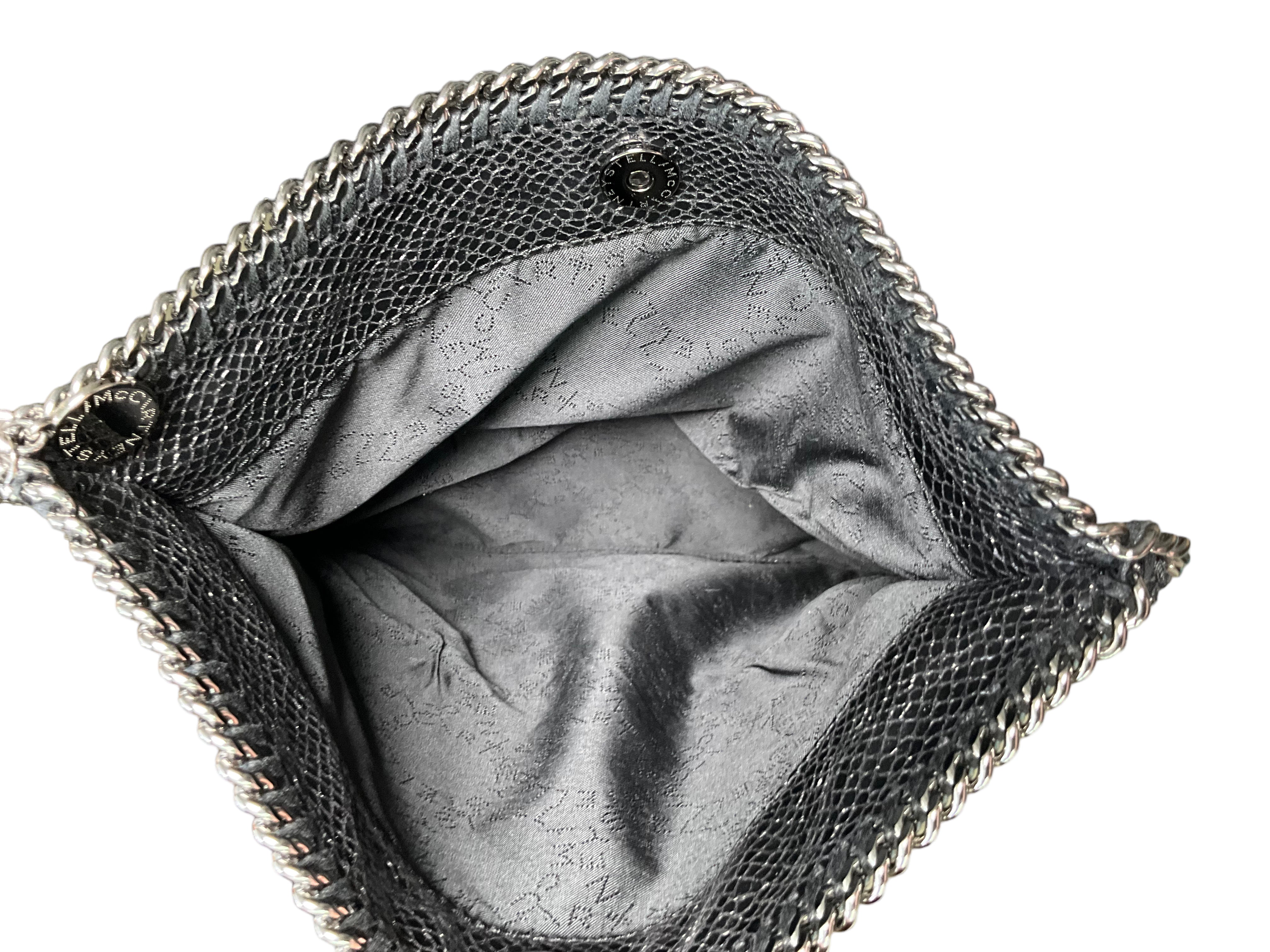 Stella McCartney Falabella Vegan Python Clutch Bag - Luxury Designer Crossbody Purse for Women | Perfect for Evening Parties, Date Nights & Special Occasions