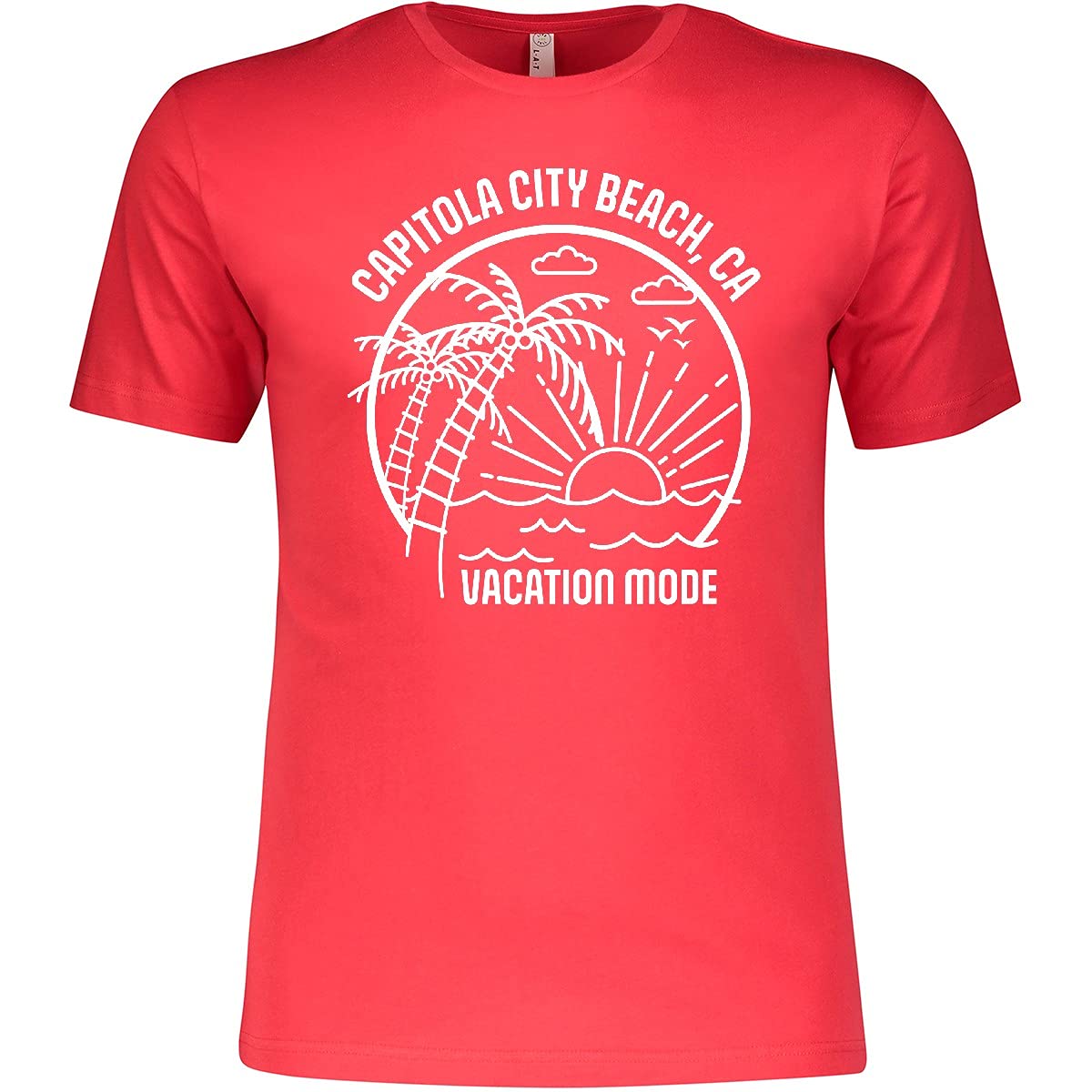Inktastic Summer Vacation Mode Capitola City Beach California Graphic T-Shirt - Casual Wear for Beach Trips, Travel & Relaxation