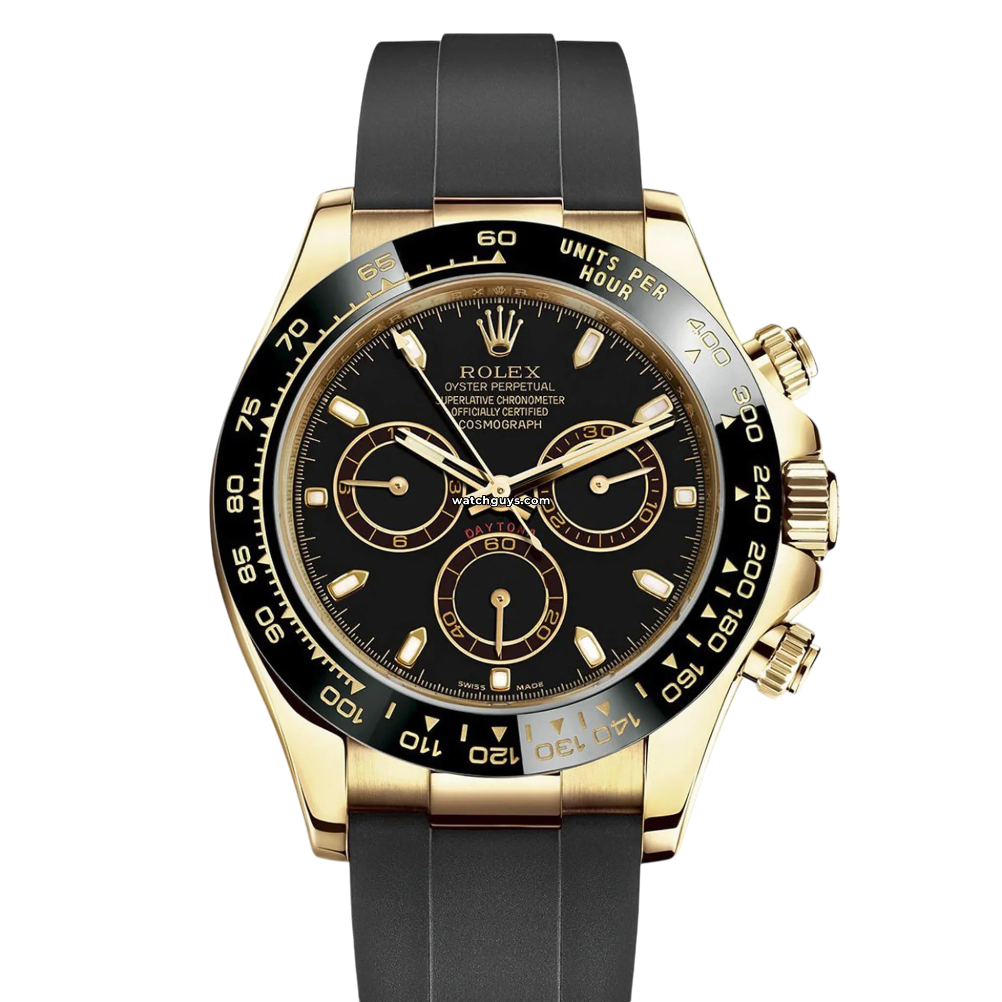 Rolex Daytona 116518LN Black Oysterflex Men's Luxury Watch - Premium Chronograph Timepiece for Business, Gifting & Special Occasions