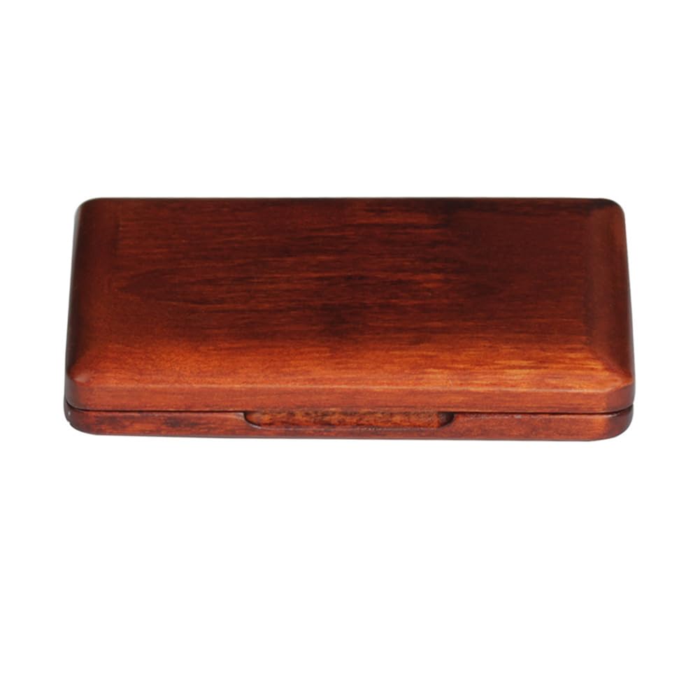 Premium Wooden Saxophone Reed Case for Alto & Tenor Sax - Holds 2 Reeds - Durable Clarinet Reed Storage Box - Perfect for Musicians, Students & Professionals - Ideal for Practice, Performances & Travel