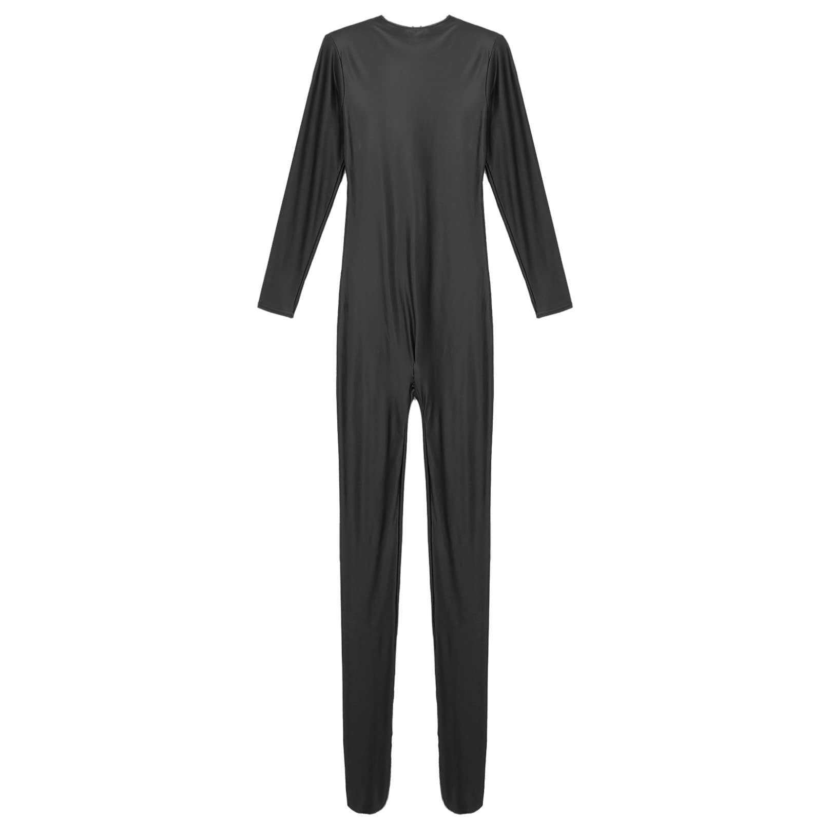 Shiny Women's Full Body Stockings | One Piece Teddy Babydoll Glossy Jumpsuit | Perfect for Lingerie, Cosplay & Sensual Nightwear