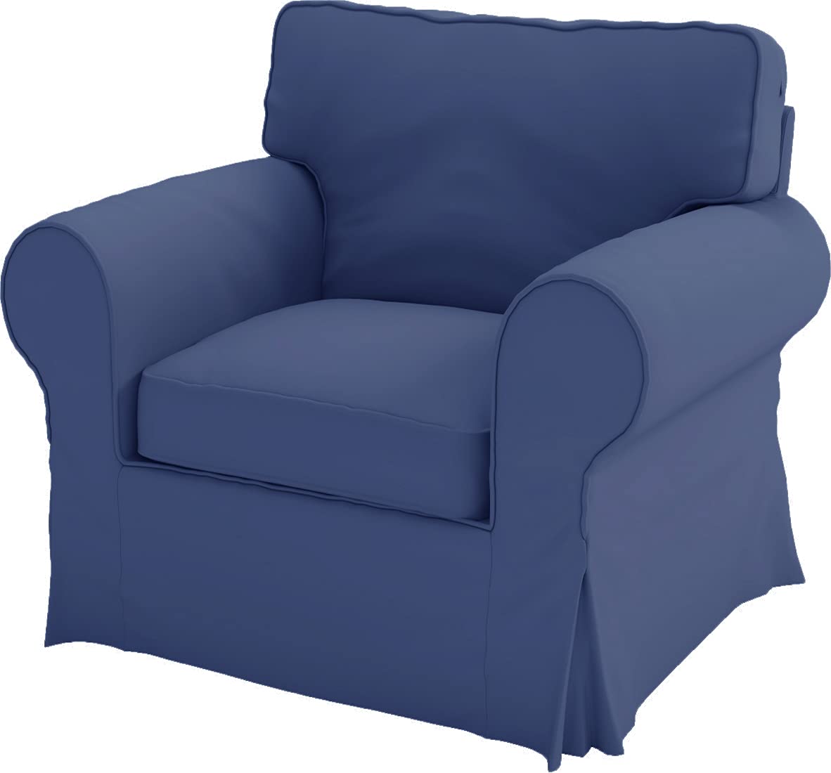Heavy Cotton UPPLAND Sofa Slipcover - Compatible Replacement Cover for IKEA UPPLAND Armchair (Blue) | Durable Fabric Protector for Living Room, Office & Home Decor