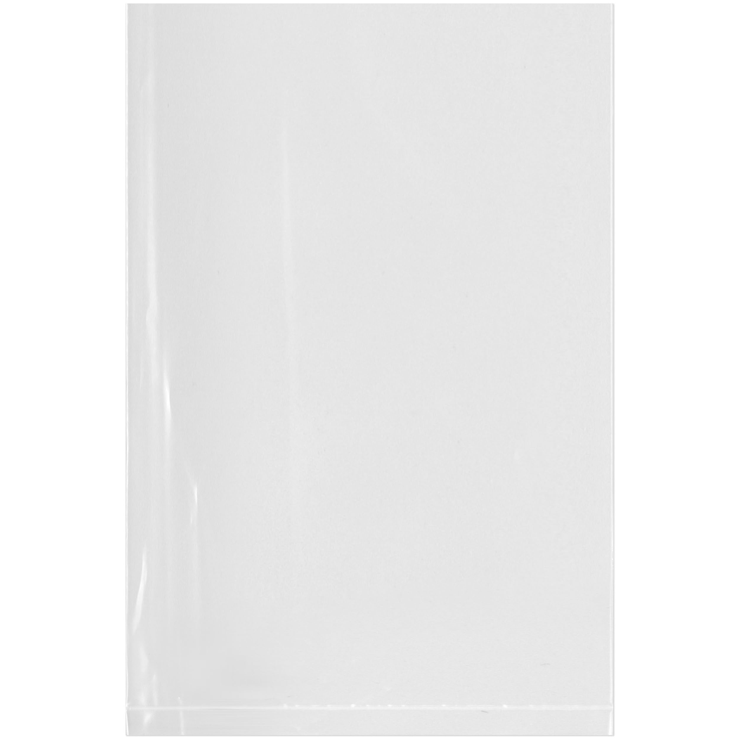 500 Pack 4x6 Inch 3 Mil Clear Plastic Poly Bags for Storage & Shipping
