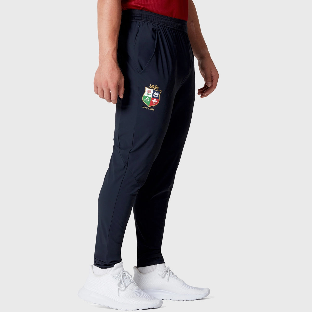 Canterbury British & Irish Lions Men's Everest Woven Rugby Pants - Navy Blue Athletic Training Trousers for Rugby, Football & Outdoor Sports