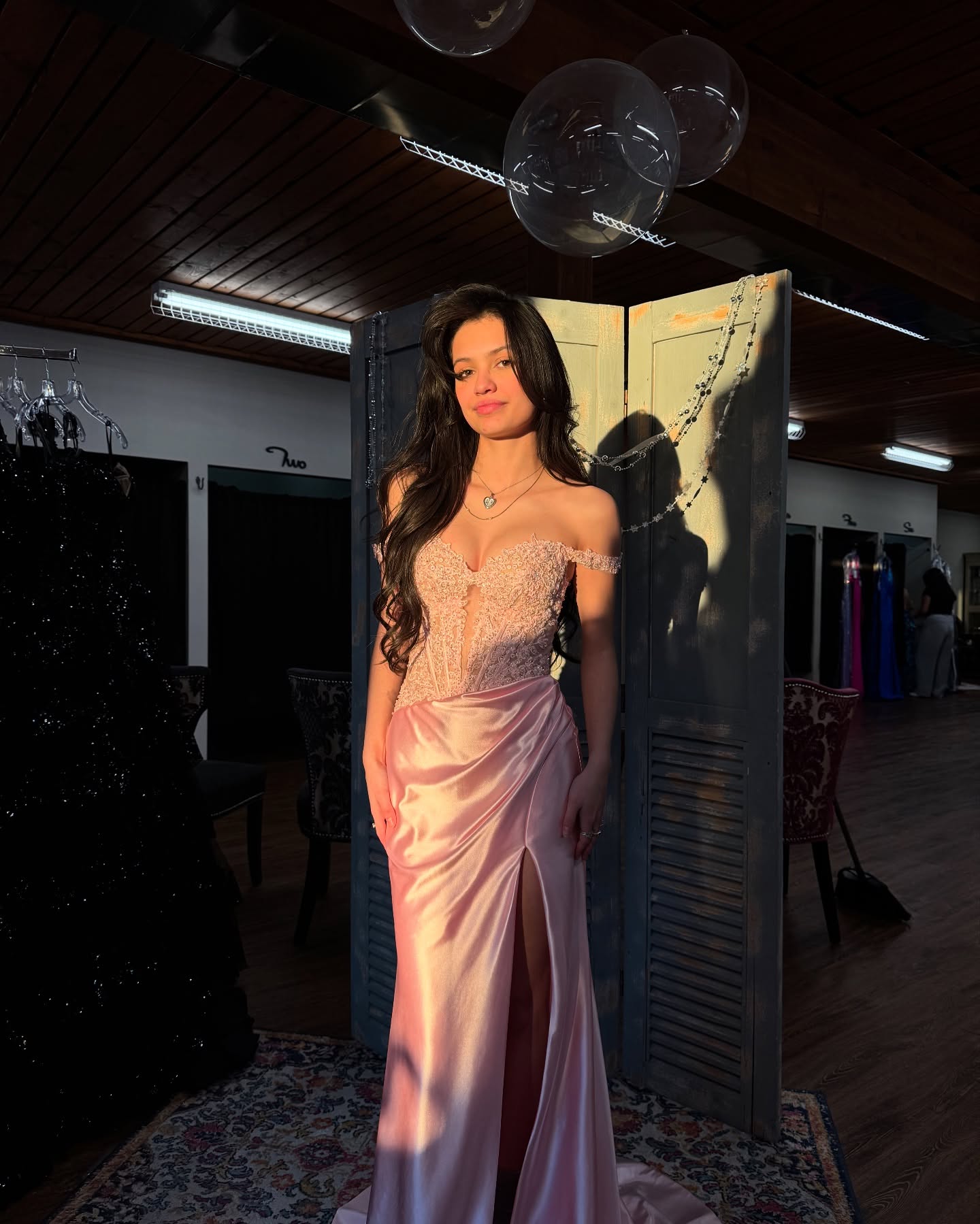 Elegant Off-The-Shoulder Pink Mermaid Prom Dress - Satin Evening Gown J6270 for Homecoming, Wedding & Special Occasions