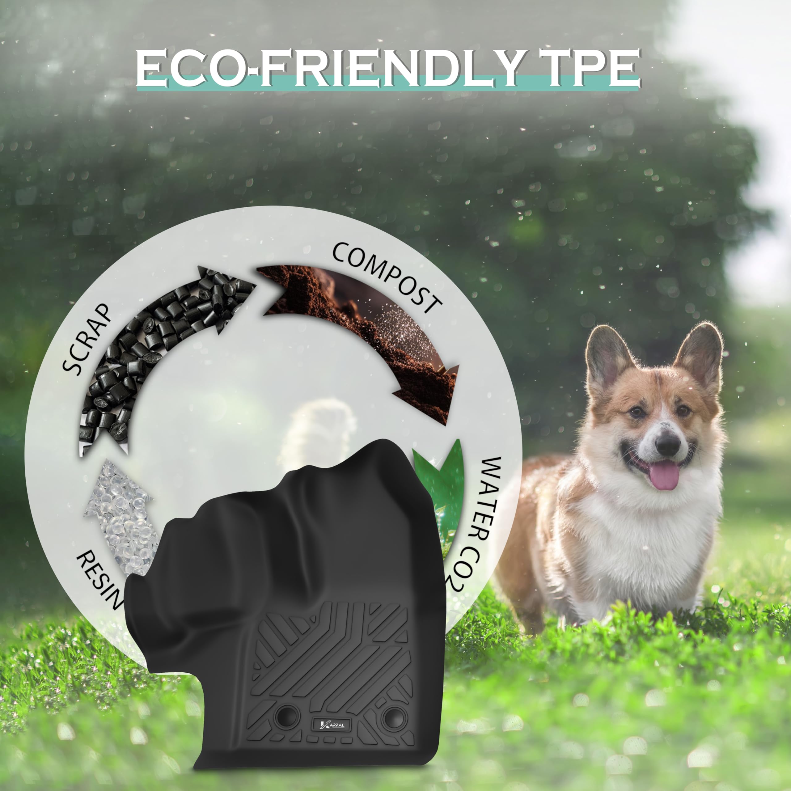 Premium All-Weather TPE Floor Mats for 2015-2019 Ford Transit 150/250/350 - Custom Fit Front Liners | Durable, Non-Slip Car Accessories for Work Vans & Commercial Vehicles