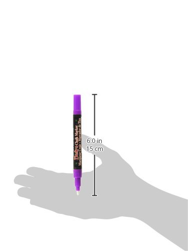 UCHIDA Fluorescent Violet Bistro Chalk Marker Fine Point - Non-Toxic, Vibrant Writing for Menu Boards, Glass, Blackboards & DIY Crafts