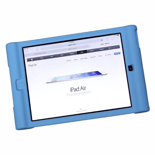 Shockproof Silicone Protective Case for Apple iPad 5 & iPad Air - Durable Cover with Impact Resistance for Work, Travel, and Everyday Use
