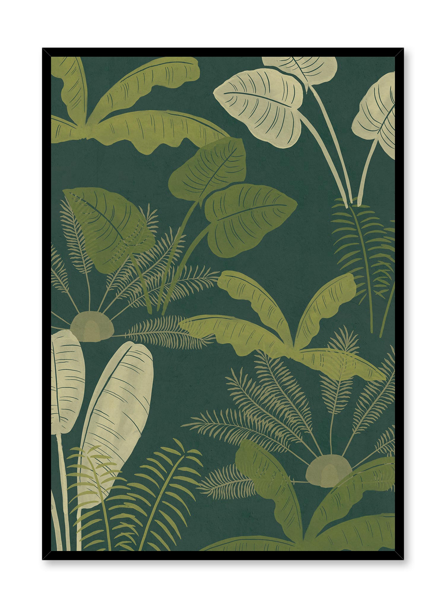 Monstera Harmony Poster - Tropical Plant Art Print for Home & Office Decor - Perfect for Living Room, Bedroom, or Workspace Aesthetic