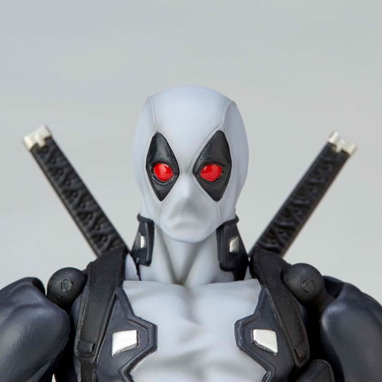 Amazing Yamaguchi Revoltech Deadpool X-Force Action Figure No. 001EX - Highly Articulated Collectible for Marvel Fans & Display