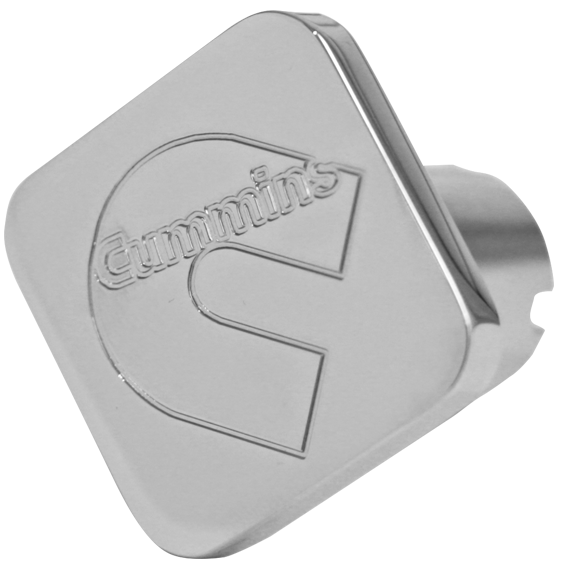 Chrome Cummins Tractor Brake Knob - Heavy Duty Replacement Part for Semi Trucks & Trailers - Perfect for Off-Roading, Towing & Commercial Use