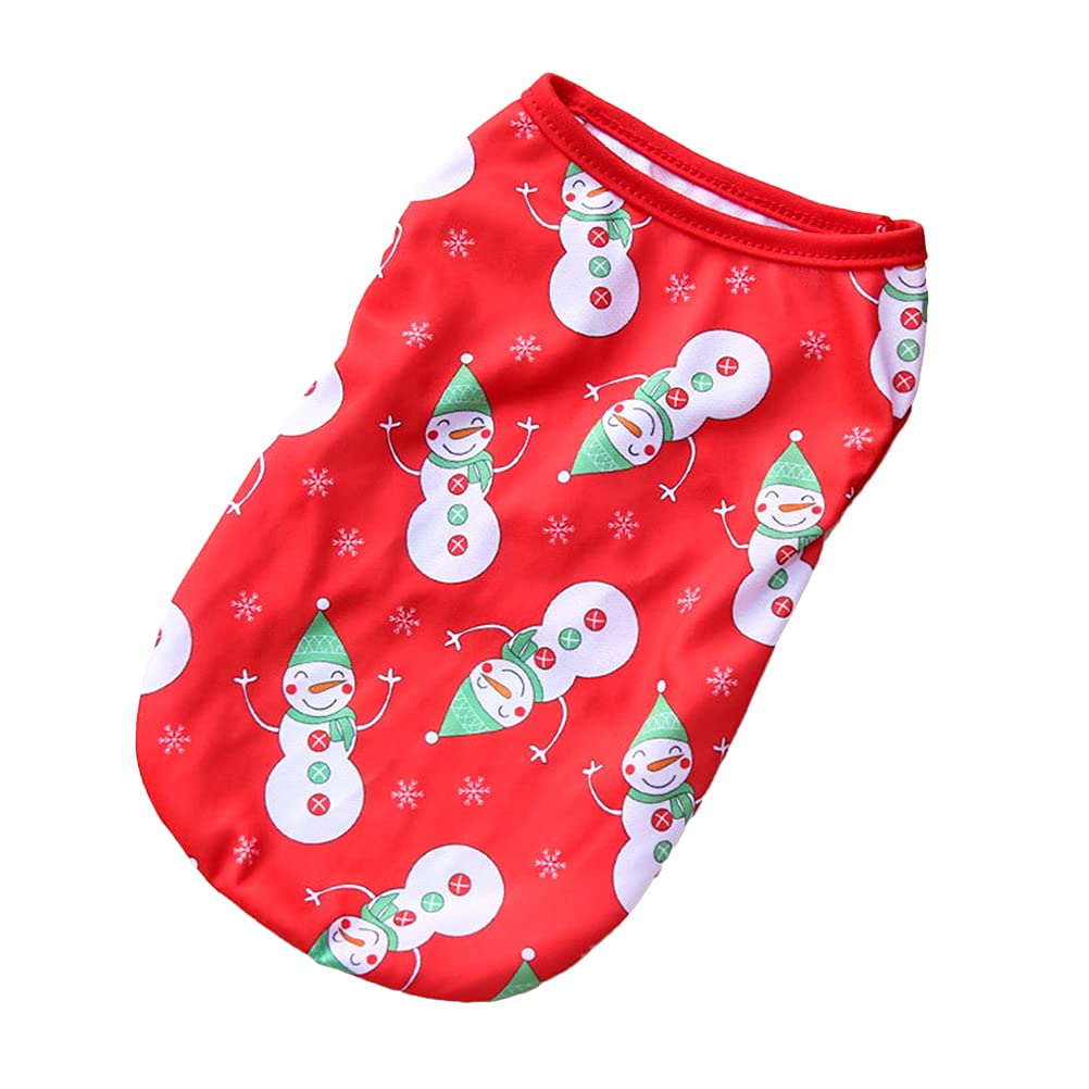 KESYOO Christmas Dog Vest - Festive Pet Clothes for Small & Large Dogs, Soft Polyester Holiday Outfit with Xmas Decor - Perfect for Holiday Photos & Family Gatherings