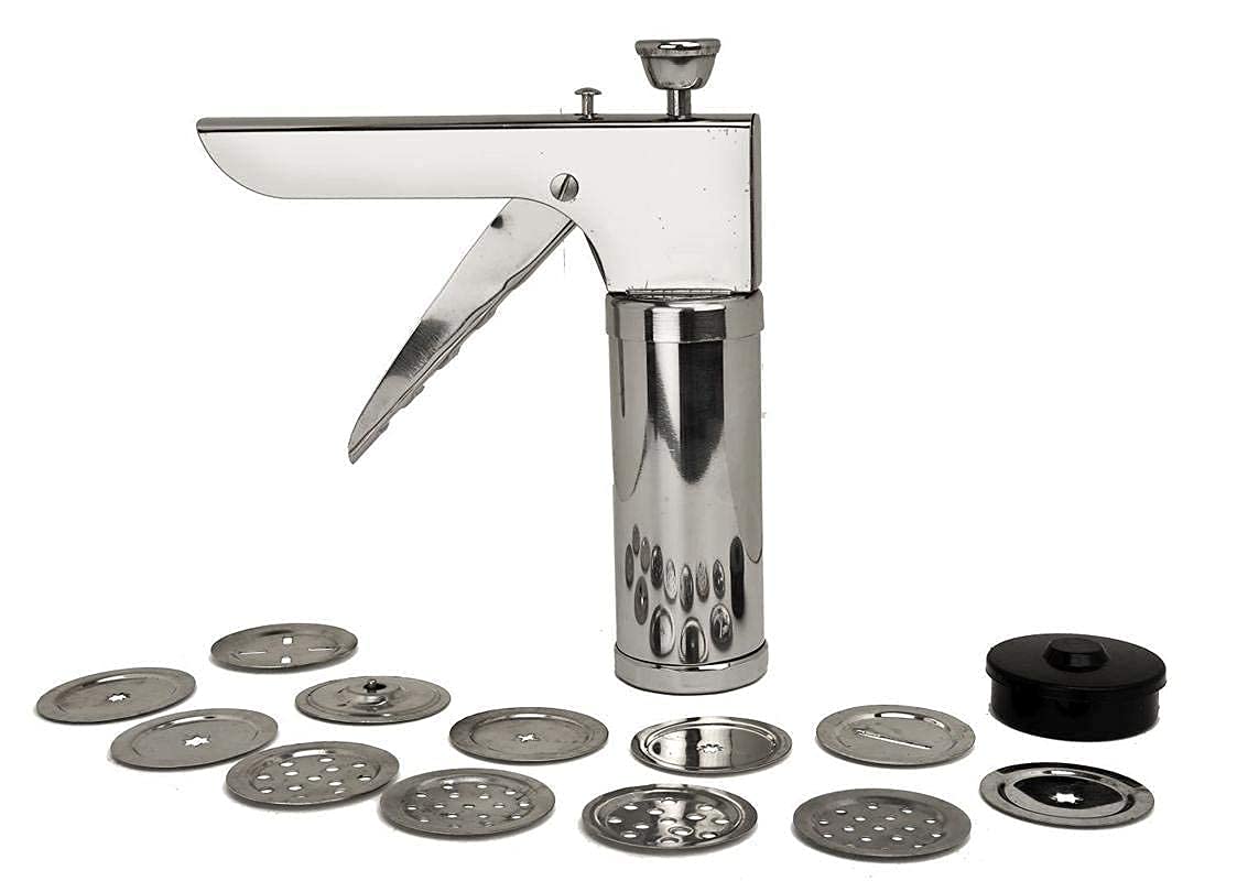 Premium Stainless Steel Sev Chakli Maker - Murukku, Gathiya & Sevaiya Press Machine for Homemade Indian Snacks | Perfect for Diwali, Festivals & Family Gatherings