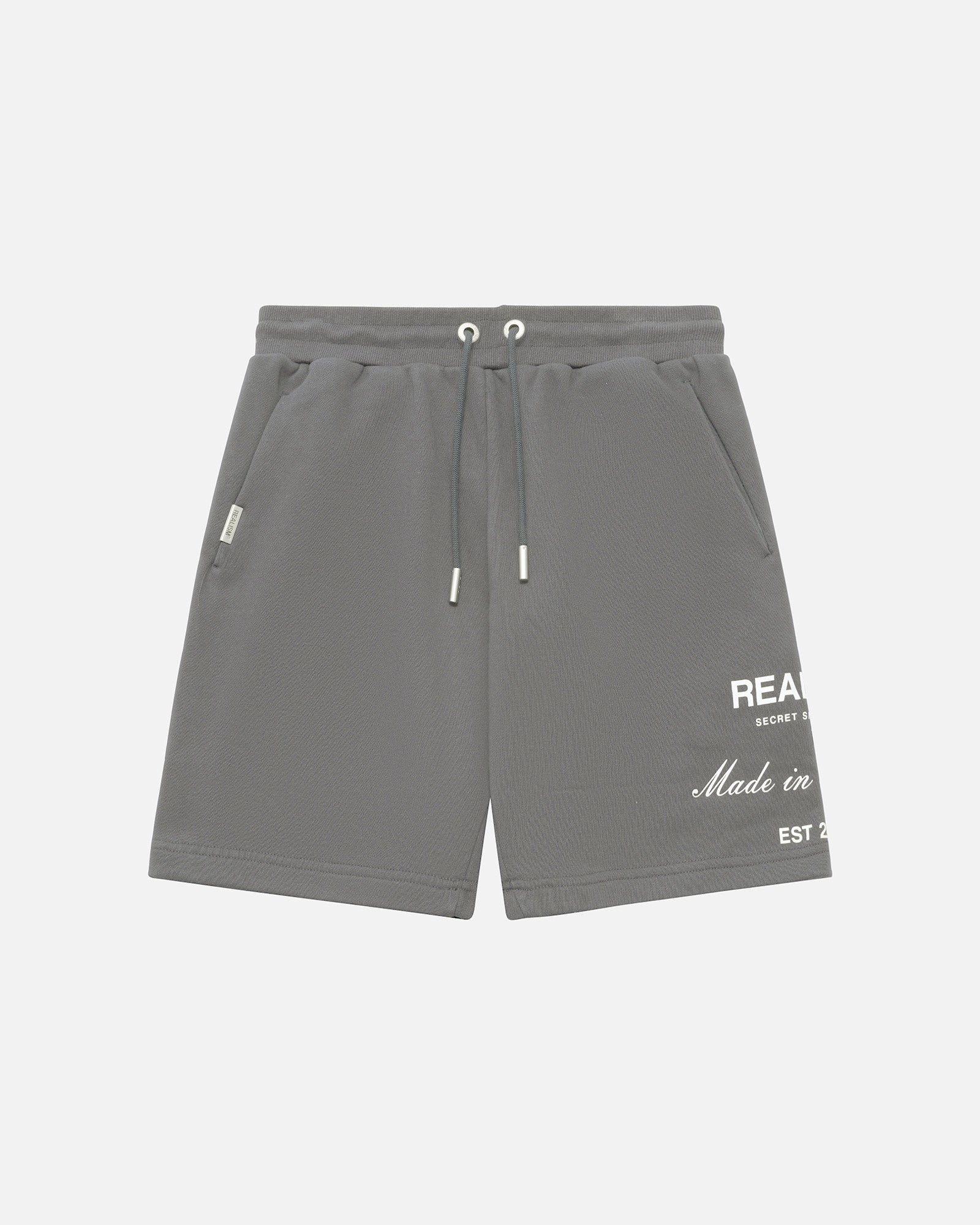 SSS Realism Radiant Shorts for Men - Cool Grey Athletic Running Gym Workout Shorts - Lightweight Breathable Quick-Dry Comfort for Sports & Casual Wear