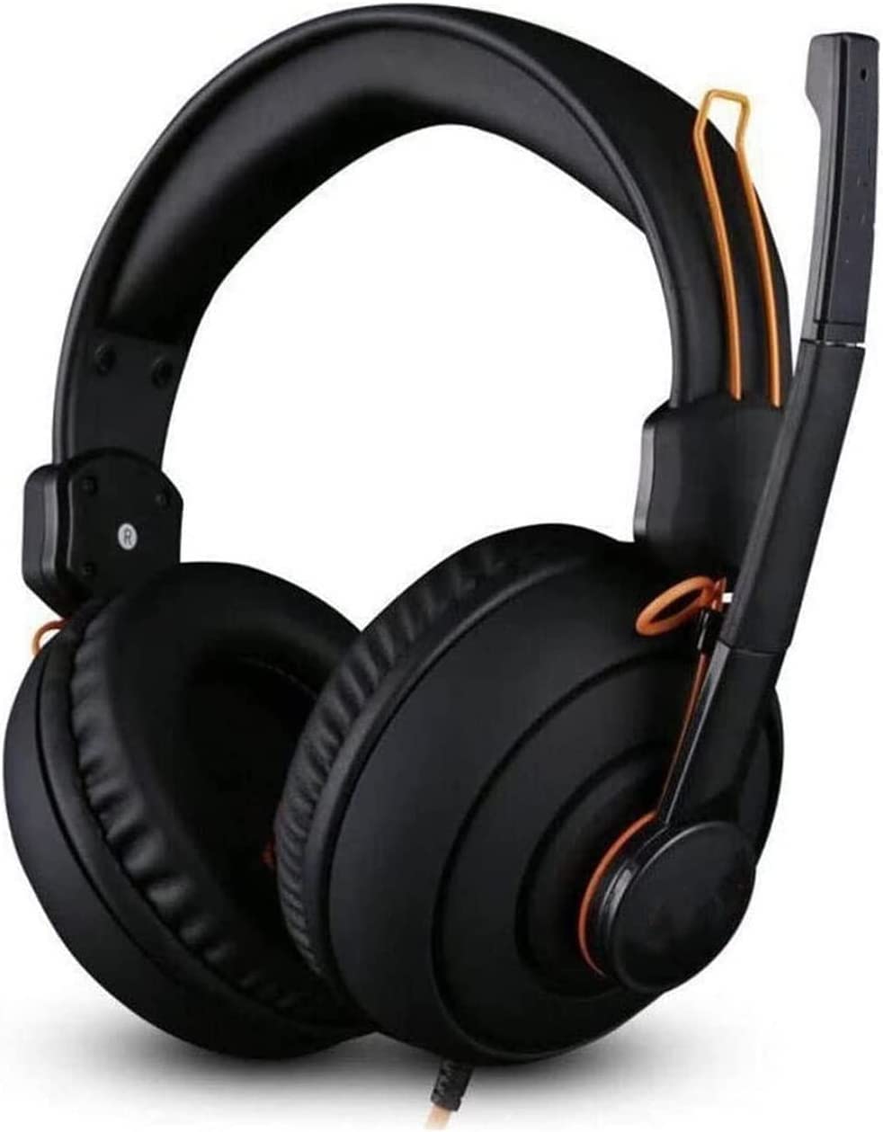 Corsehild Foldable On-Ear Headphones with Microphone - Lightweight Stereo Headset for Kids, Teens & Adults - Deep Bass Sound - Perfect for Home Office, Travel & Virtual Schooling (Black/Blue/Red)