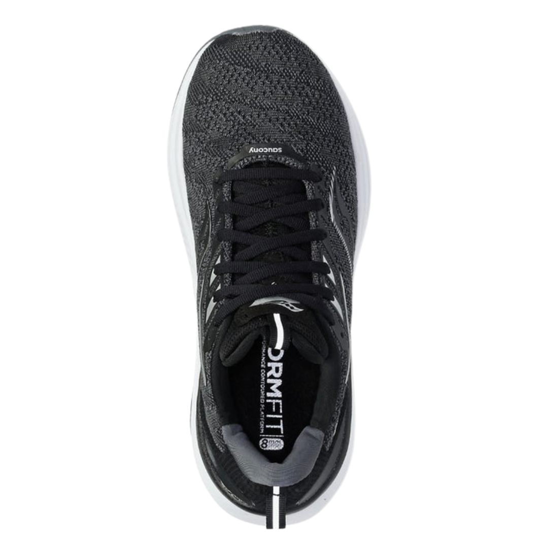 Men's Echelon 9 Black & White Extra Wide Width Athletic Shoes - Perfect for Running, Gym Workouts and Casual Wear