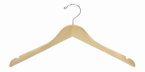 Small Wooden Clothes Hangers for Women's Delicate Garments - Perfect for Closets, Travel & Delicate Fabric Care