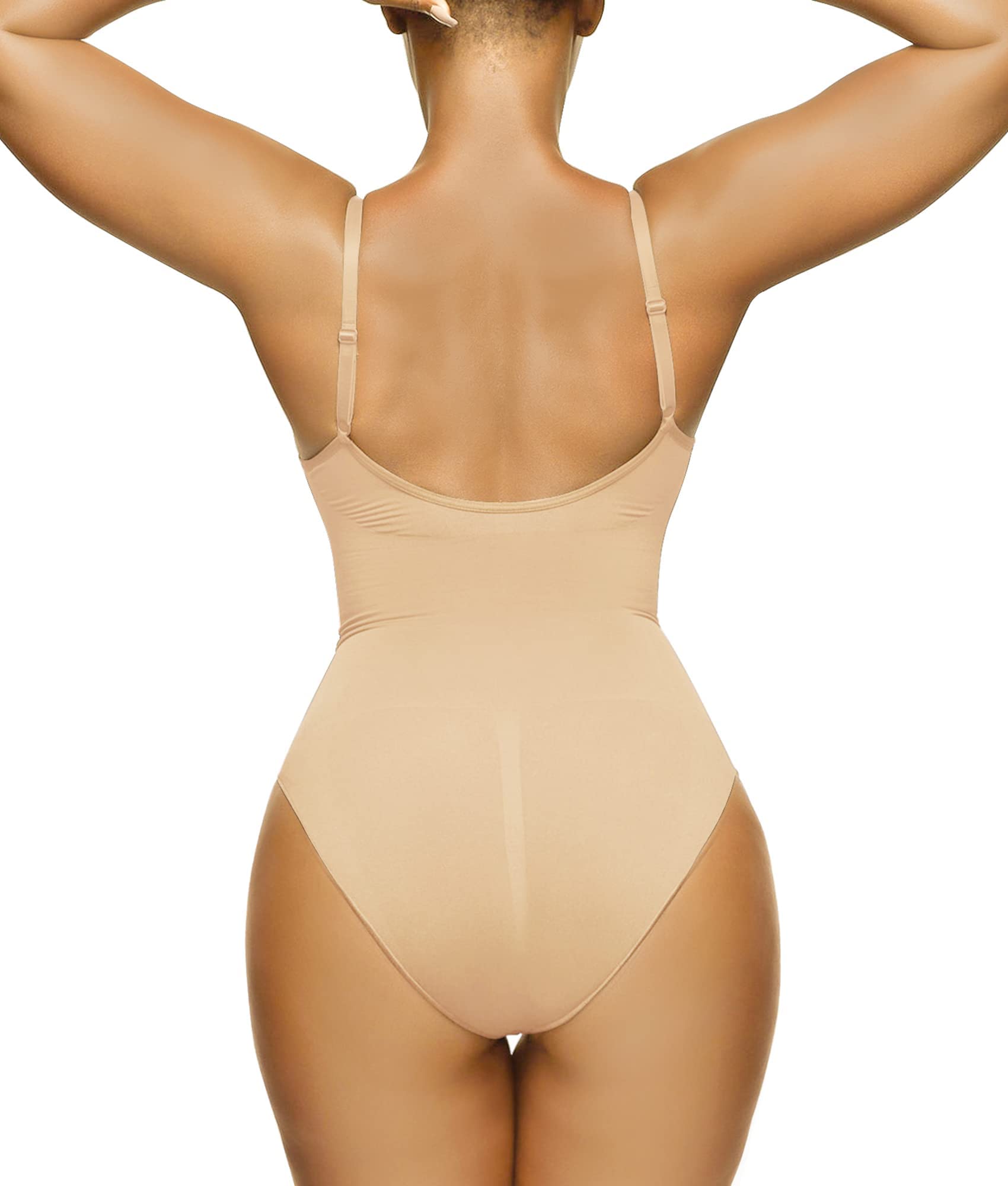 SHAPERX Women's Shapewear Bodysuit - Tummy Control & Waist Trainer for Women | Seamless Sculpting Body Shaper | Perfect for Everyday Wear, Workout & Special Occasions
