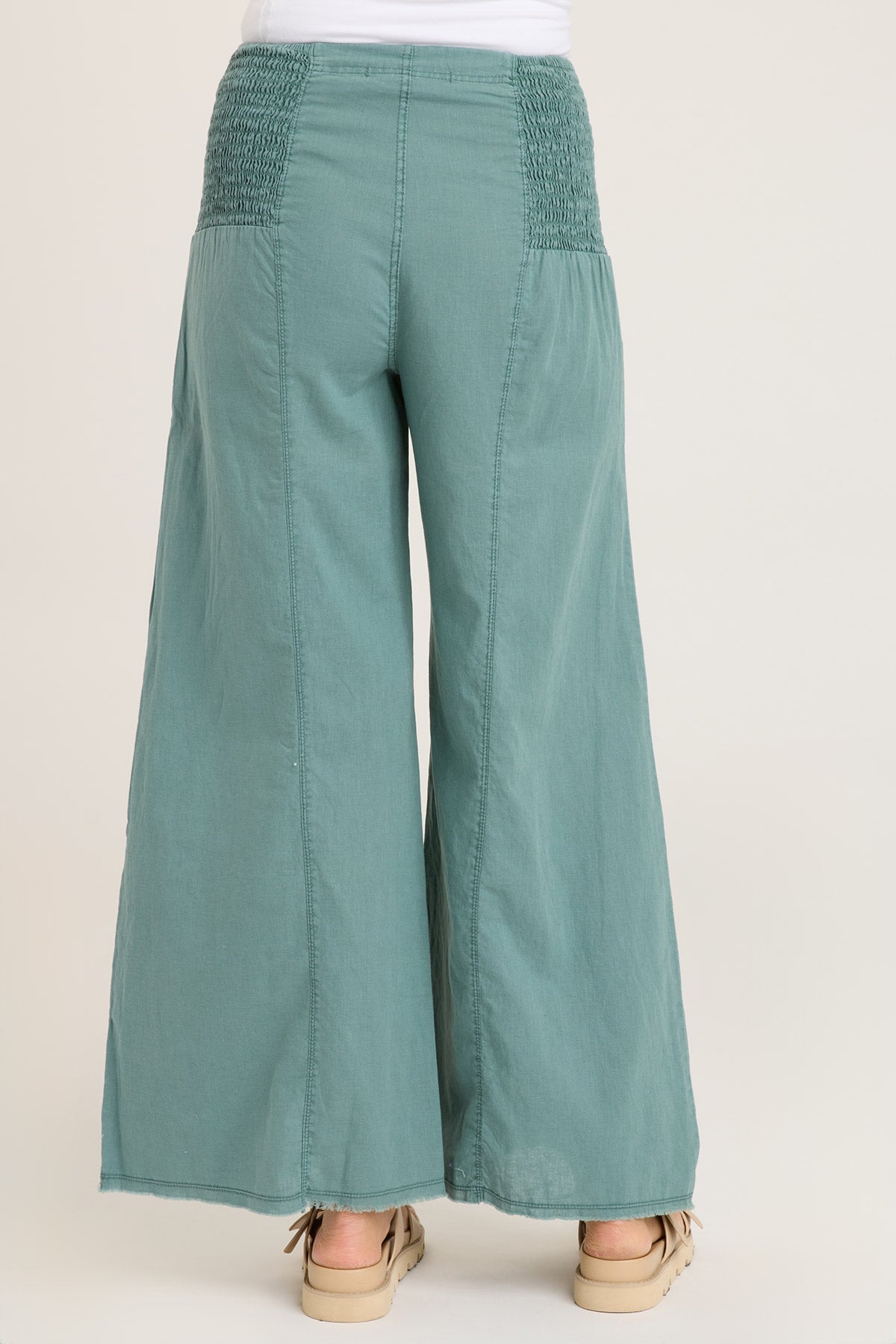 Kaj Wide Leg Folk Tale Pants - Boho Chic High Waisted Trousers for Women | Perfect for Casual Wear, Festivals & Layered Outfits
