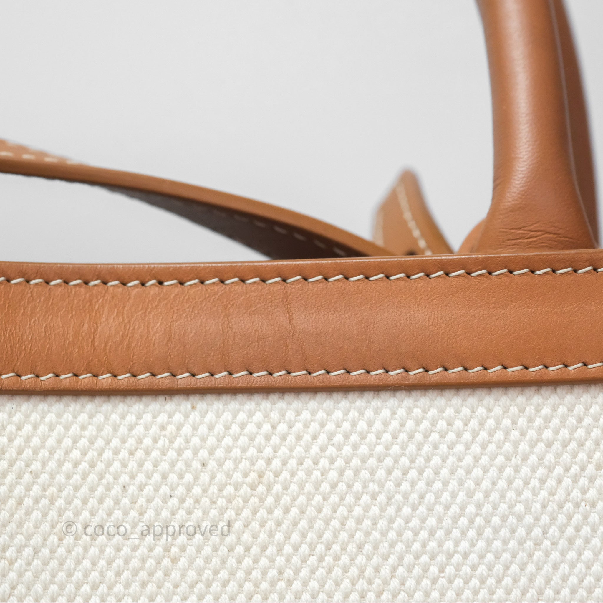 Celine Small Vertical Cabas Tote Bag with Celine Print in Natural/Tan - Stylish Designer Handbag for Women, Perfect for Work, Travel & Everyday Use