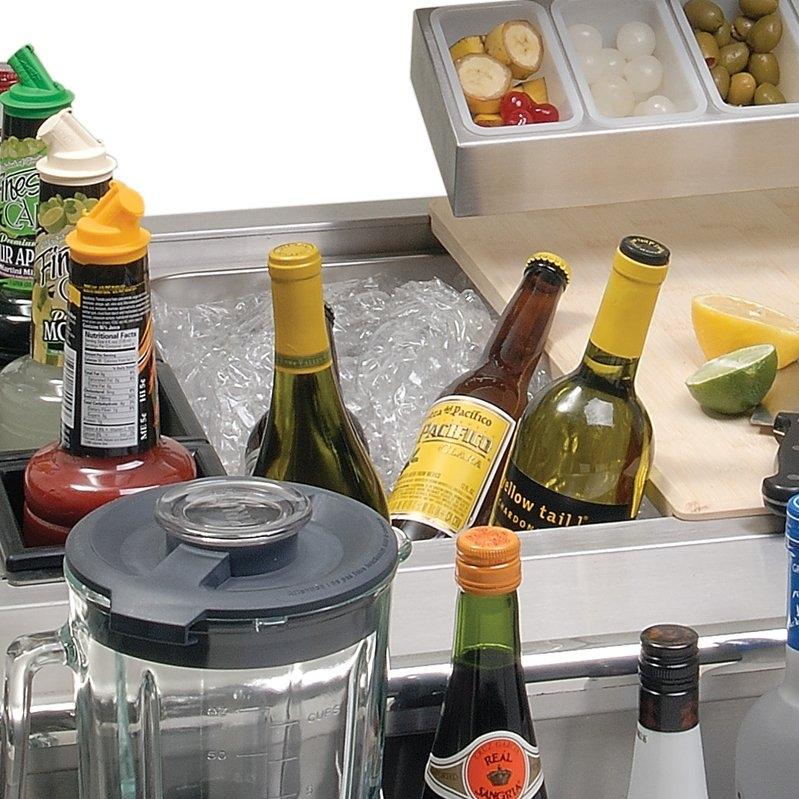 Versatile 6-Inch Deep Versa Sink Ice Pan for Outdoor & Indoor Use - Perfect for Chilling Drinks, Serving Seafood, and Party Entertaining