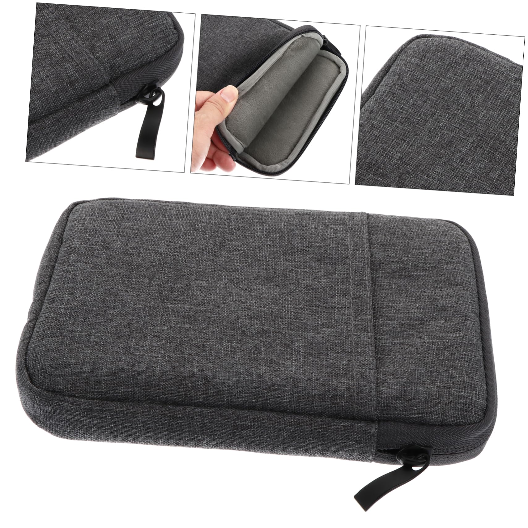 Premium E-Reader Case for Kindle Paperwhite 4/3/2 - Protective Cover with Easy On/Off Design, Phone & Headset Pocket - 6 Inch Deep Grey - Perfect for Reading, Travel & Daily Commute