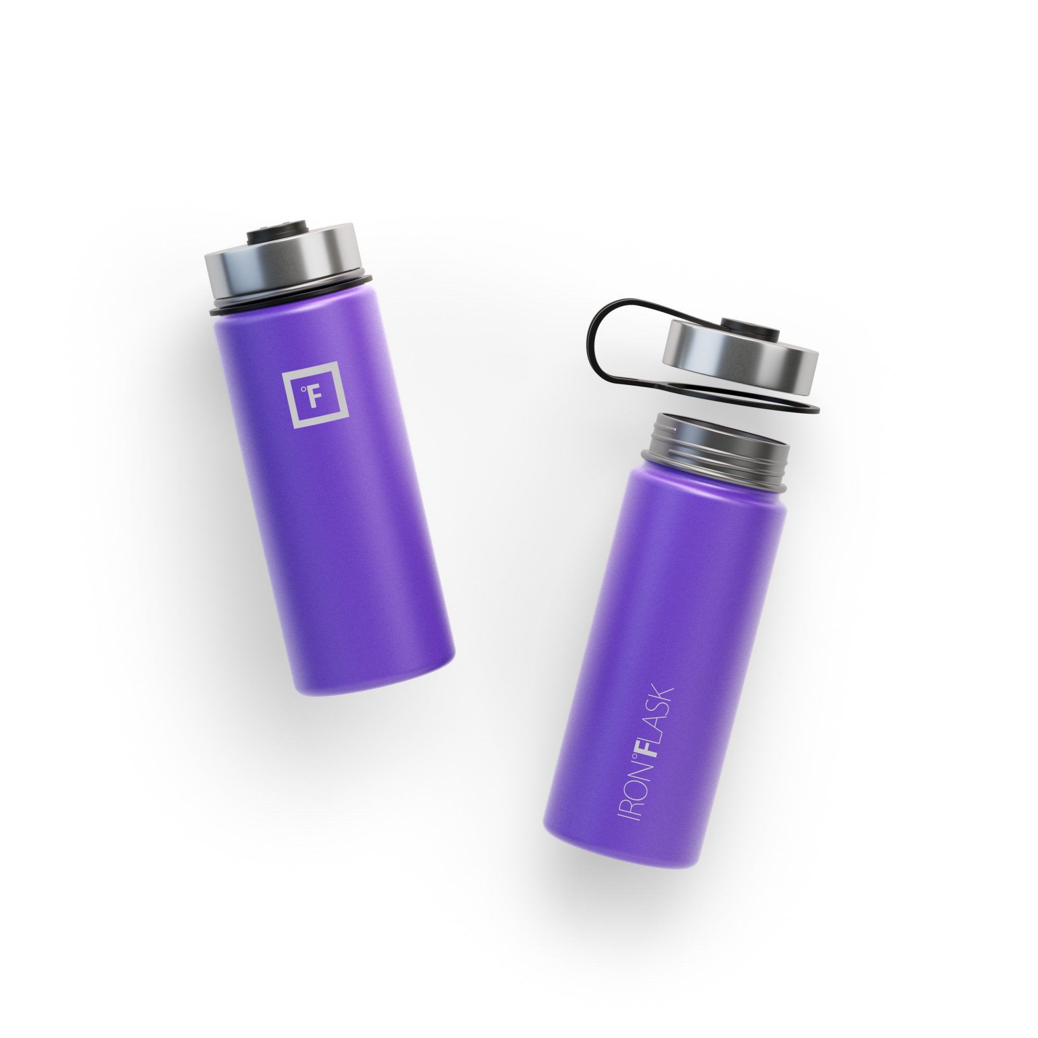 18 Oz Wide Mouth Water Bottle with Straw Lid - Leak Proof & BPA Free - Perfect for Gym, Hiking, Travel & Everyday Hydration