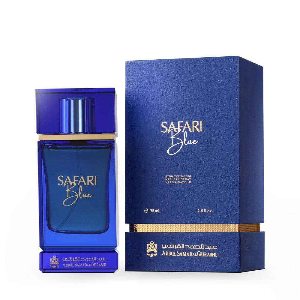 Safari Blue Eau de Parfum for Men - 75ml Long-Lasting Fragrance | Fresh & Woody Scent for Daily Wear, Office & Date Nights