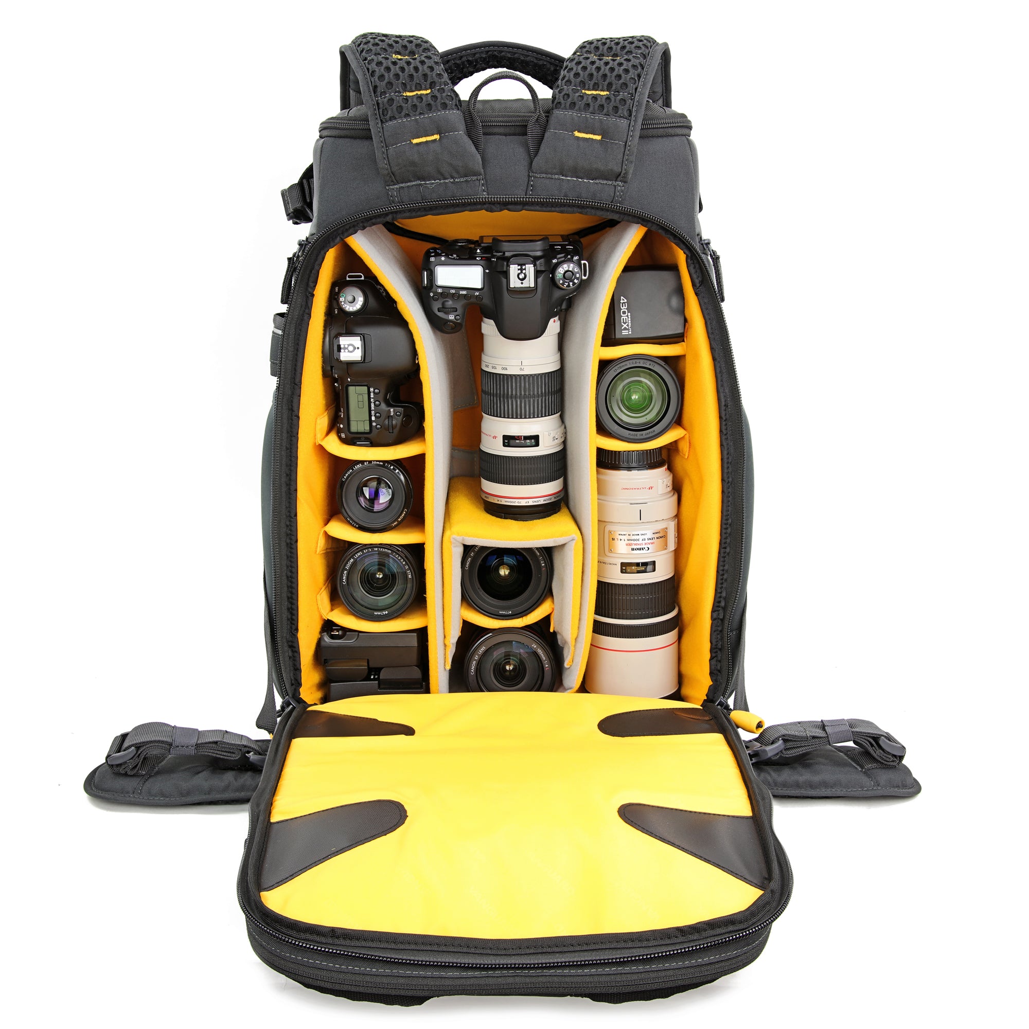 Alta Sky 53 Professional DSLR Camera Backpack - Waterproof & Shockproof Black/Gray for Photographers & Travelers - Perfect for Outdoor Adventures, Hiking & Air Travel