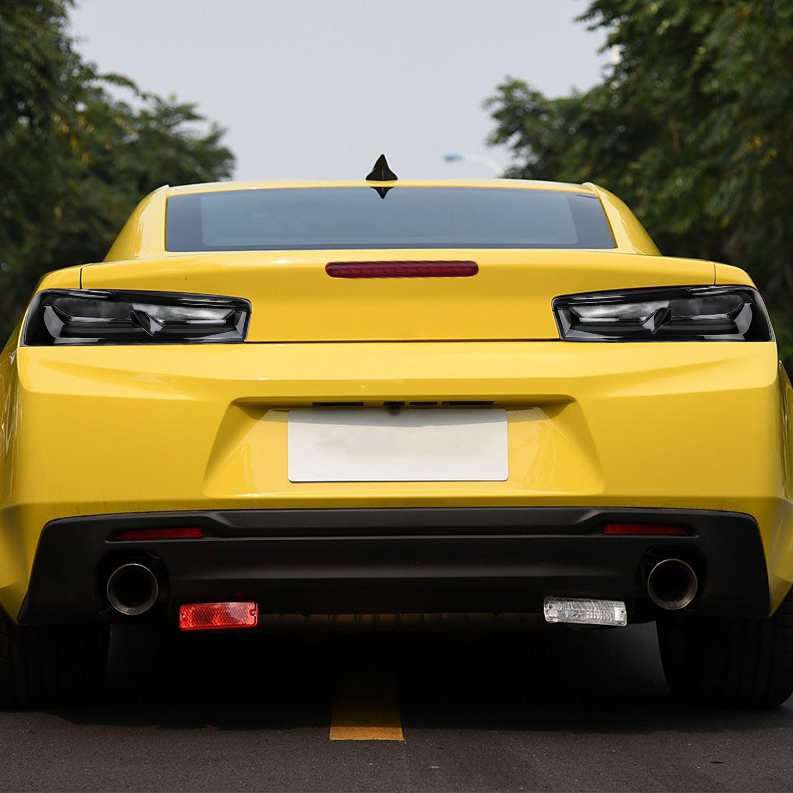 KEWISAUTO LED Smoked Black Tail Lights Assembly for Chevrolet Camaro 2016-2018 - Rear Brake & Turn Signal Lights (2PCS, Left & Right Side) | Perfect Upgrade for Night Driving & Car Customization