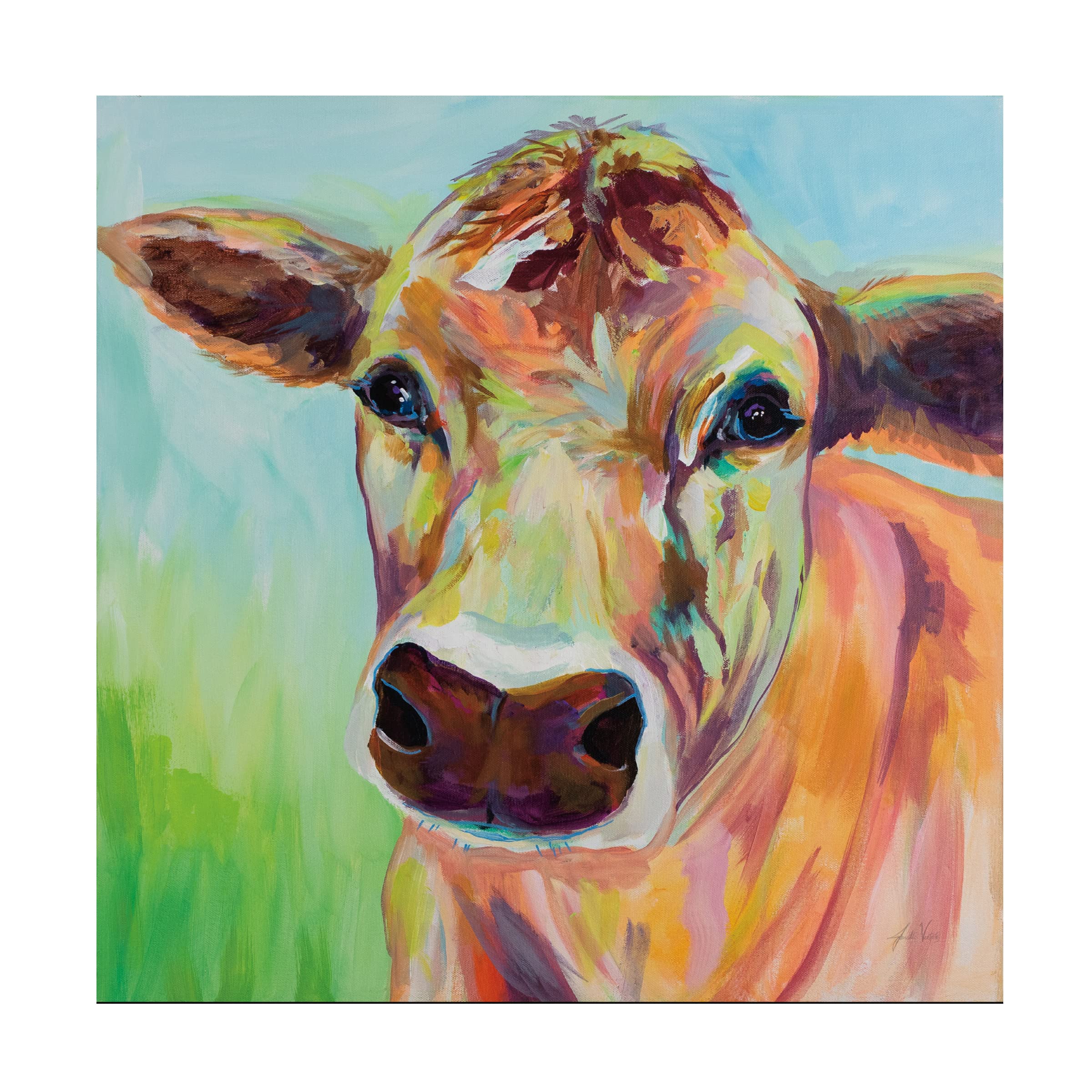 Jeanette Vertentes 'Brody' Canvas Art Print - 18x18 Inch Modern Wall Decor for Living Room, Bedroom & Office | Trademark Fine Art Collection