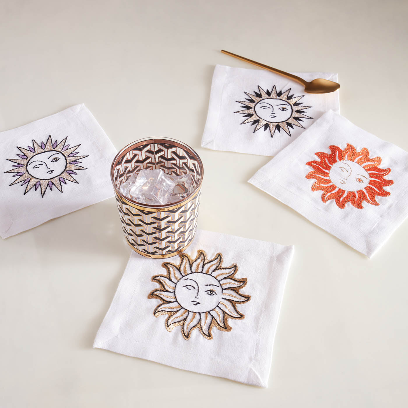 Premium Cocktail Napkins for Parties - 100-Pack Disposable Paper Drink Napkins for Weddings, Bars, and Home Entertaining - Elegant and Absorbent Beverage Napkins for Cocktails, Wine, and Coffee