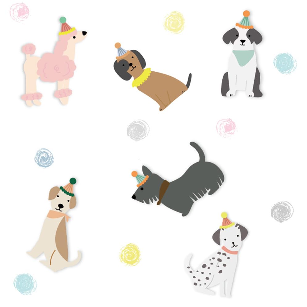 24PCS Pet Dog Cupcake Toppers - Dog Themed Birthday Party Supplies, Puppy Cake Decorations for Baby Showers & Kids Parties - Perfect for Dog Lover Celebrations, Birthday Cakes, and Themed Dessert Displays