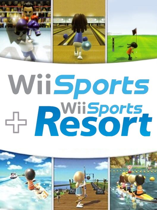 Wii Sports & Wii Sports Resort Bundle - Nintendo Wii Games for Family Fun & Multiplayer Action - Perfect for Parties, Game Nights & Indoor Entertainment