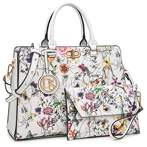 2 White Floral