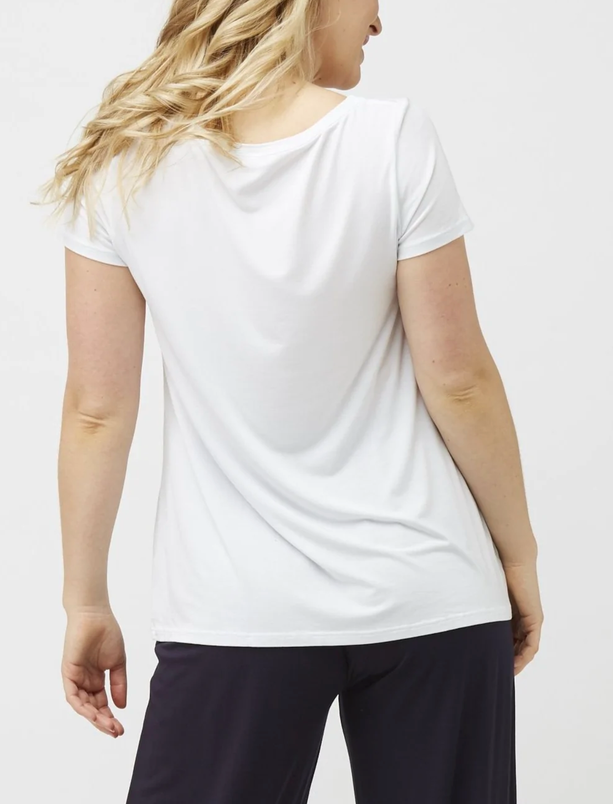 Premium Micromodal Swing Tee - Soft & Breathable Women's T-Shirt for Casual Wear, Yoga & Lounge