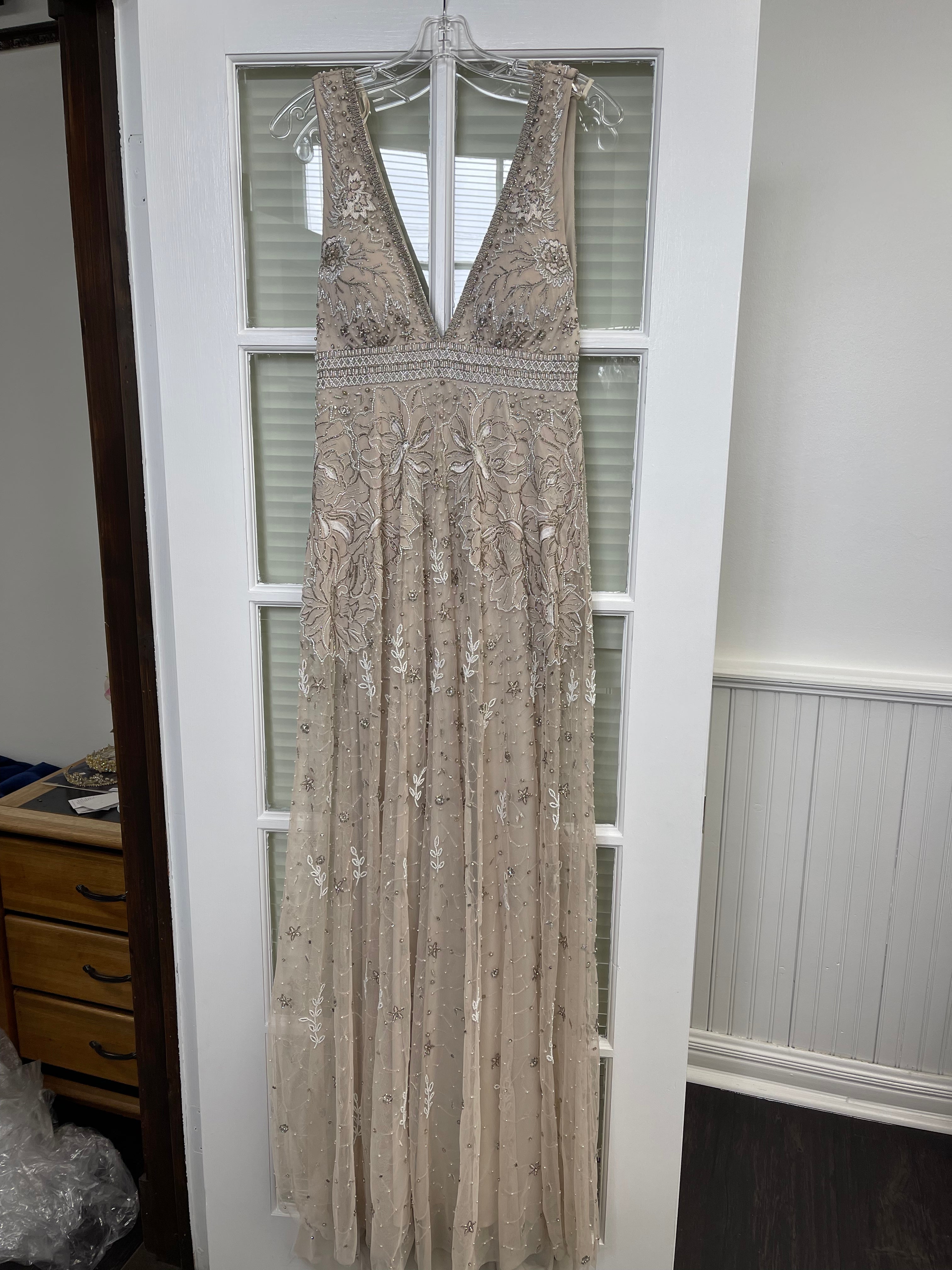 BHLDN Laurel Gown - Elegant Wedding Dress for Bride, Prom & Formal Events | Flowy A-Line Silhouette with Lace Details