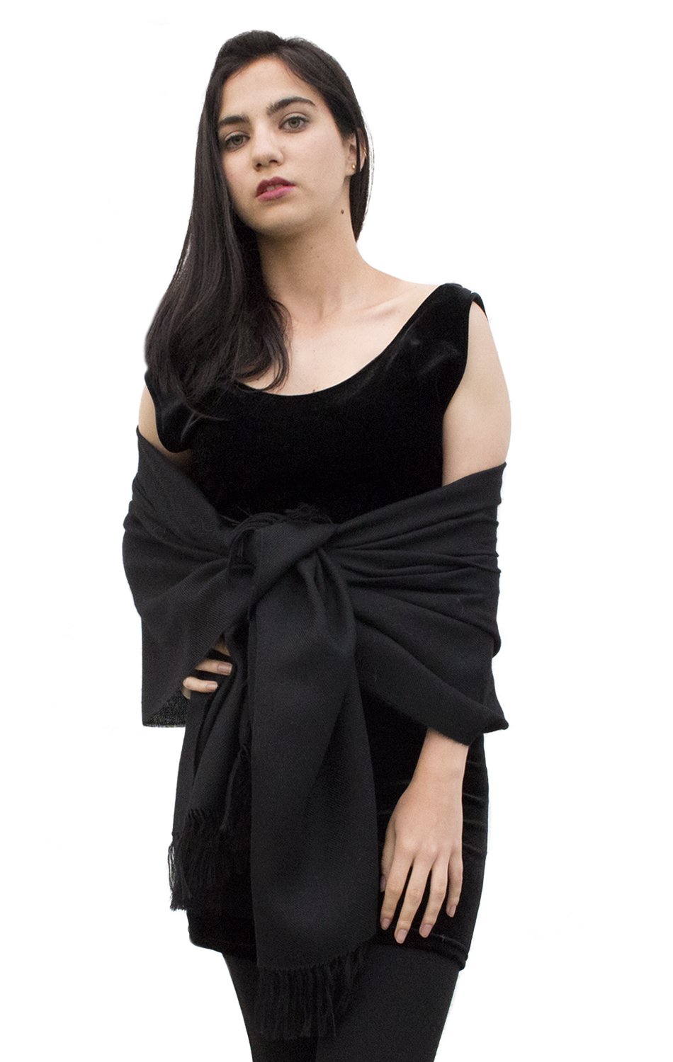 Luxury 100% Baby Alpaca Wool Shawl for Women - Ultra Soft Woven Wrap Scarf - Perfect for Winter, Travel & Special Occasions