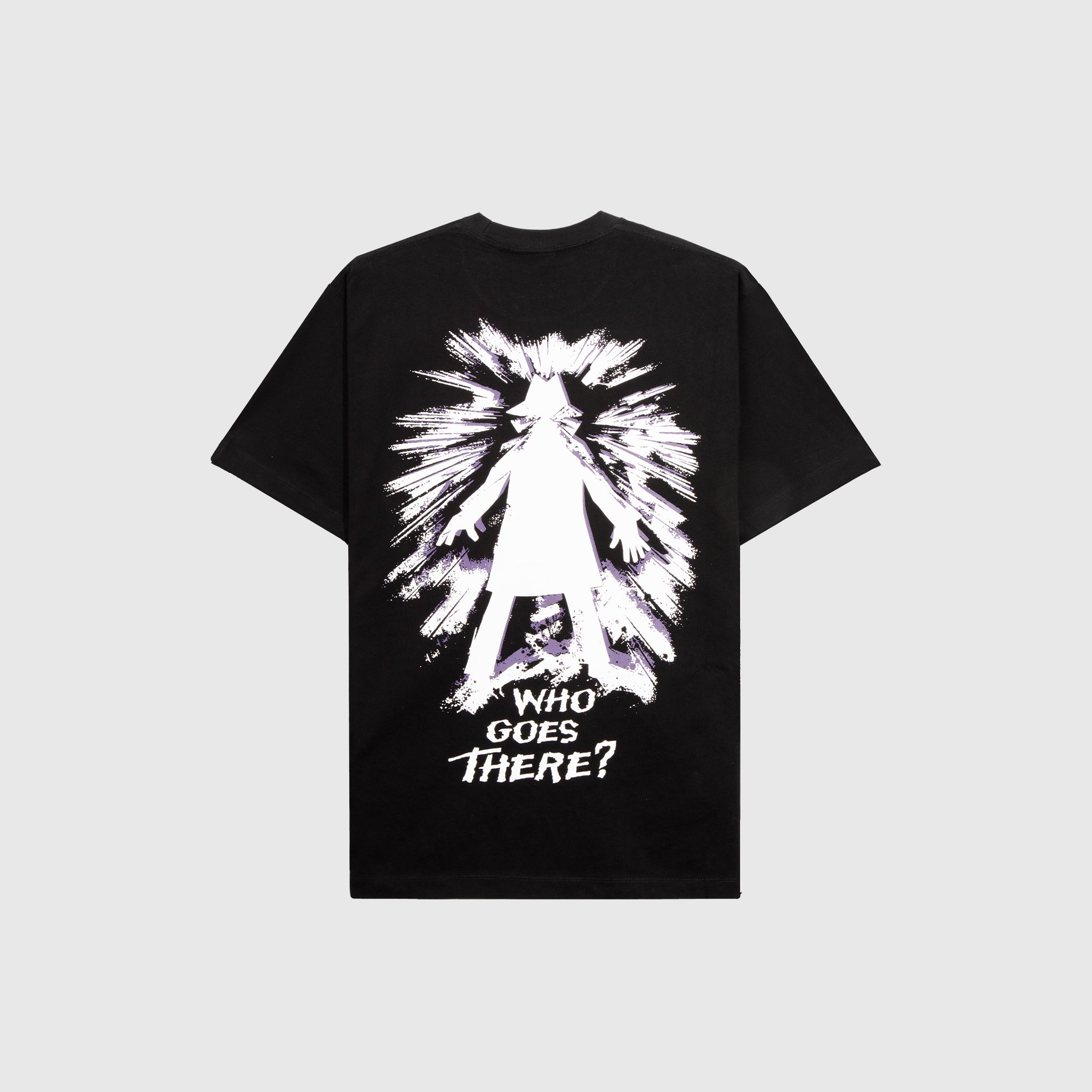 Who Goes There Short Sleeve T-Shirt - Casual Graphic Tee for Men & Women - Perfect for Streetwear, Everyday Outfits & Gifts