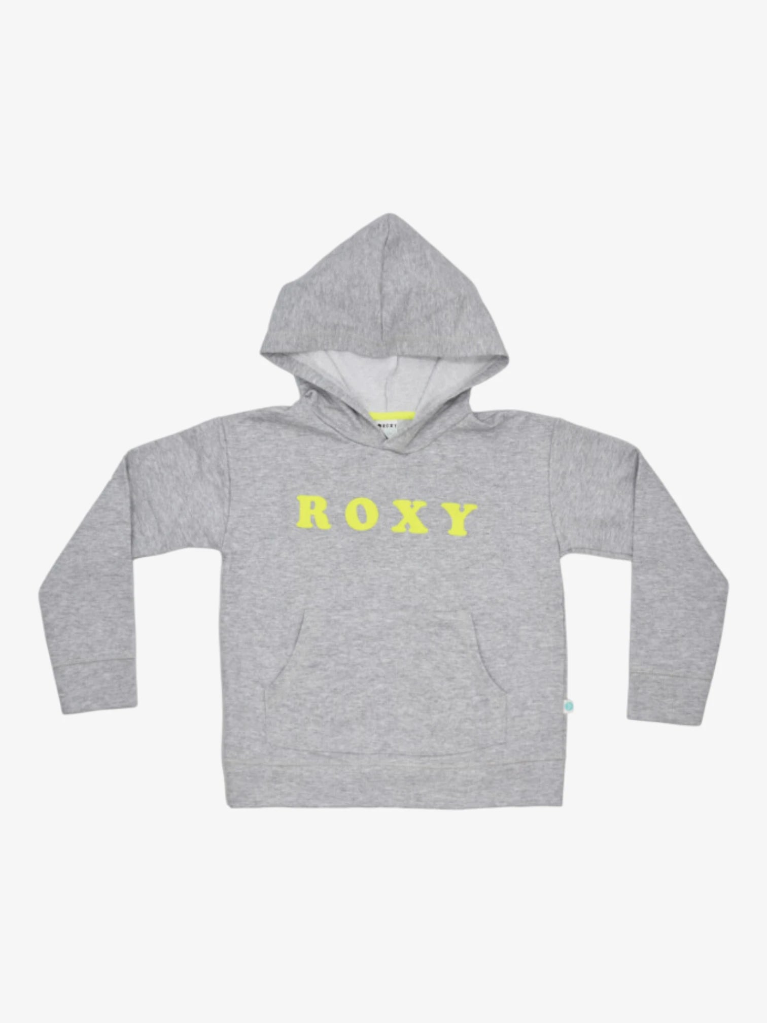 ROXY Calm Vibes Girls' Hoodie - Soft & Comfortable Gray Pullover for Kids | Perfect for School, Playdates & Outdoor Adventures