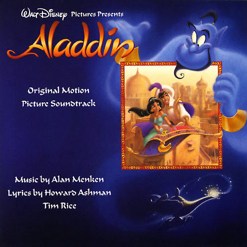 Aladdin (Original Motion Picture Soundtrack) CD Album by Alan Menken, Howard Ashman & Tim Rice | Disney Music Collection | Perfect for Movie Nights & Disney Fans