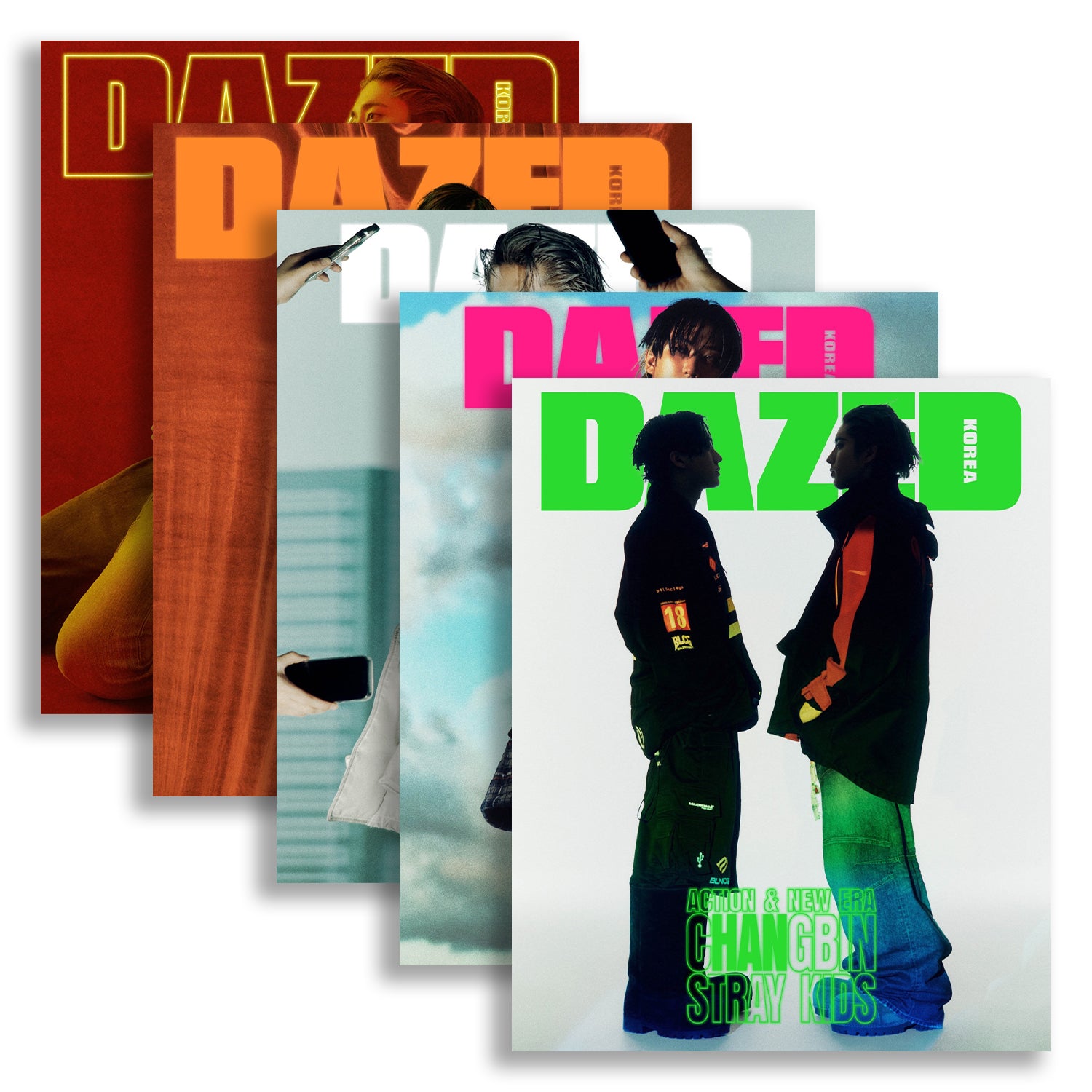 DAZED 'FEBRUARY 2025' Magazine Featuring CHANGBIN & HAN from STRAY KIDS - Kpop Idol Photoshoot, Kpop Merchandise, Kpop Collectibles for Fans and Kpop Enthusiasts