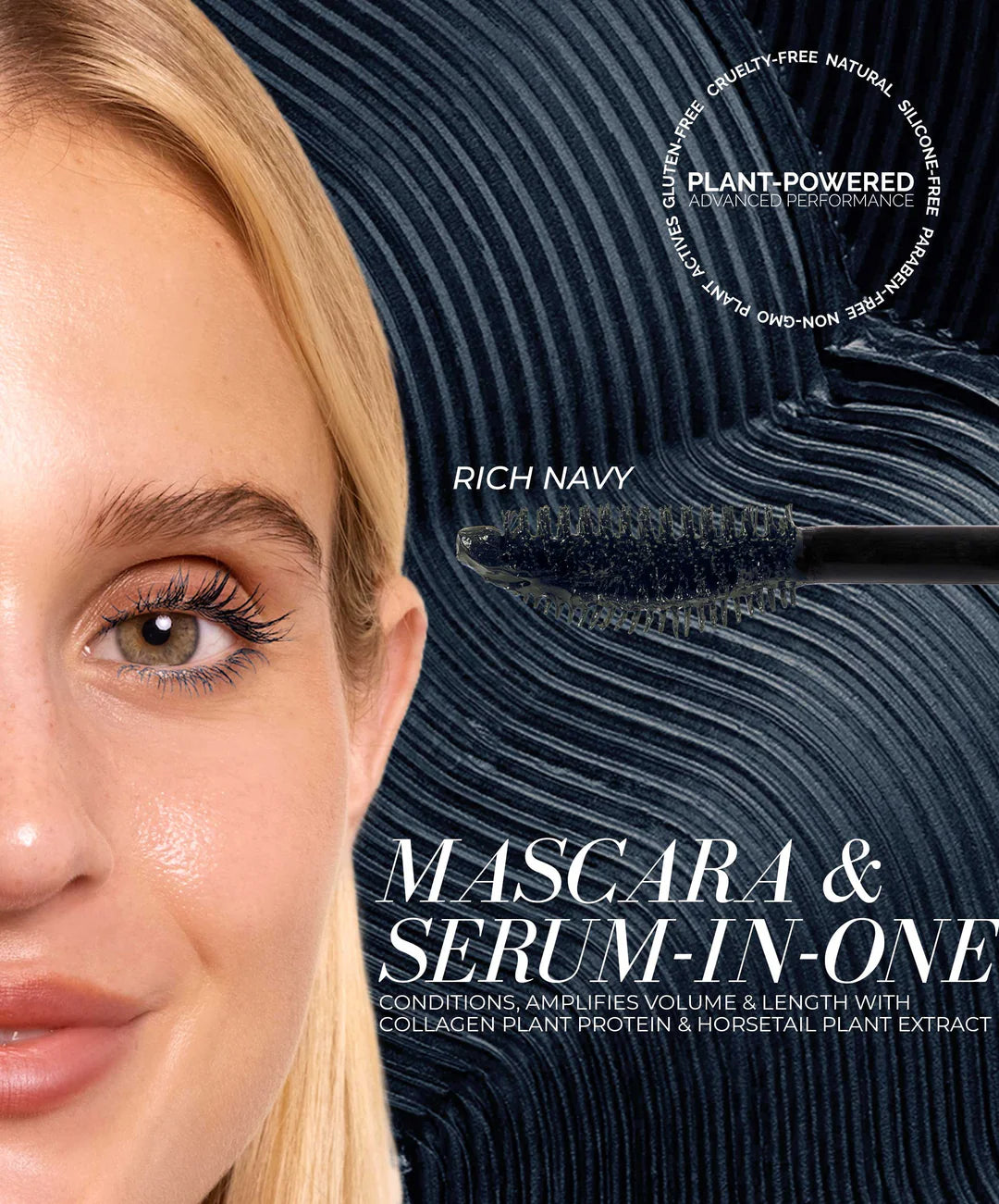 Fitglow Beauty Vegan Good Lash + Mascara - Cruelty-Free Volumizing & Lengthening Mascara for Natural Lashes | Perfect for Everyday Wear & Special Occasions