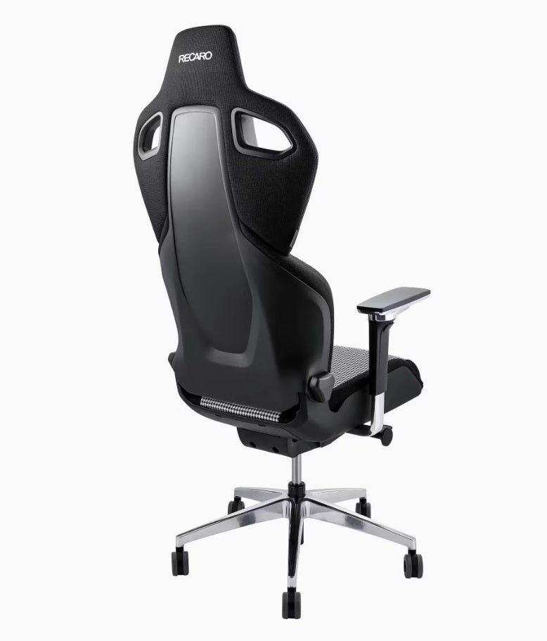 RECARO x Porsche Limited Edition Pepita Gaming & Office Chair - Ergonomic Racing Seat for PC, Work, and Home Use