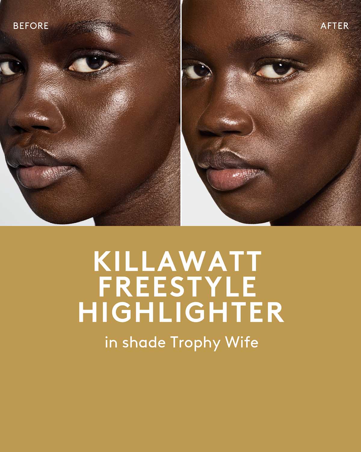 Killawatt Freestyle Highlighter - Trophy Wife | Vegan & Cruelty-Free Makeup Highlighter Stick for Glowing Skin | Perfect for Contouring, Highlighting & Everyday Glam Makeup Looks